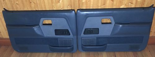 89-92 ford ranger bronco ii blue door panels arm rest switch