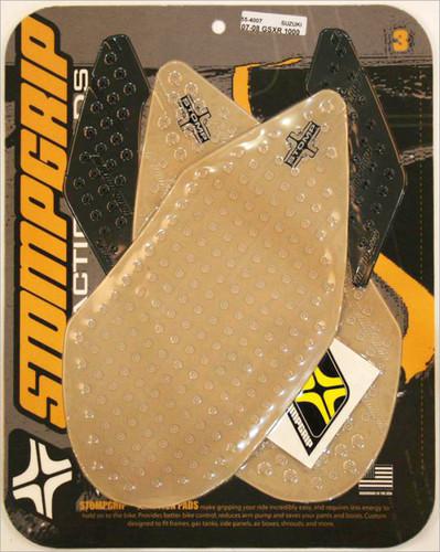 Stomp grip traction pad tank kit suzuki gsxr1000 2005-2006 / clear