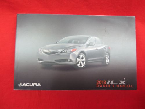 2013 acura ilx owners manual guide book