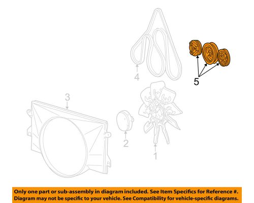 Ford oem 92-96 e-350 econoline club wagon-serpentine tensioner f5uz6b209a