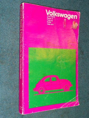 1949-1971 volkswagen shop manual / vw beetle / ghia / bug / fastback++ book