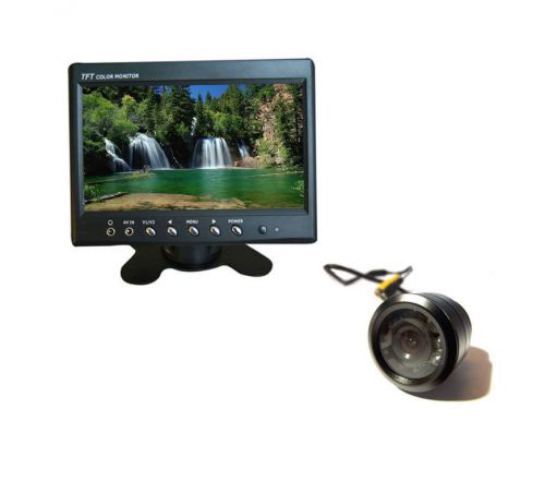 Rear view camera -set 7 monitor built-in camera 120 ccd ir &#034;