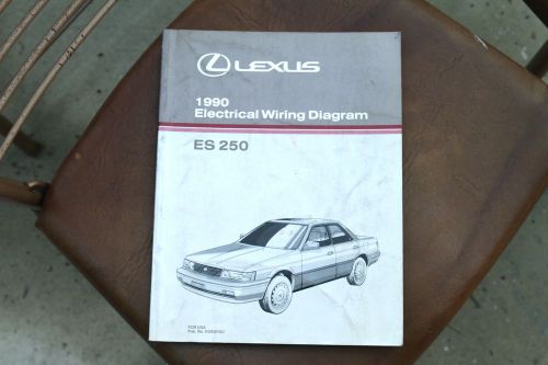 1990 lexus es 250 electrical wiring diagram oem manual