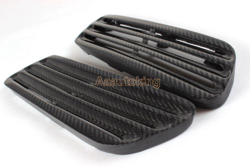 Carbon air dams intake hood vent fit for mitsubishi lancer evolution evo10 08-11