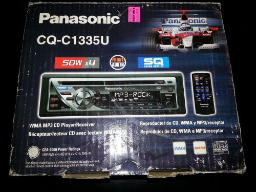 Car panasonic cq-c1335u wma mp3 cd player/receiver peak 50 watt 4 channel works