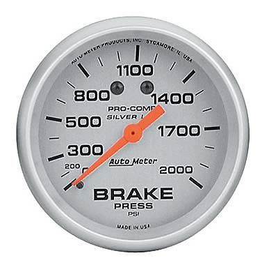 Autometer pro-comp silver face gauges 4626