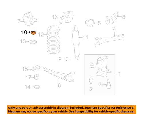 Ford oem 87-97 f-250 front suspension-camber kit 5c3z3b440s