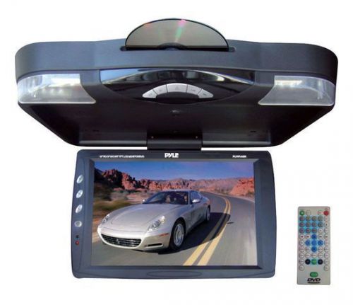 Pyle plrd143if 14.1&#034; universal tft-lcd flip down monitor w/ built-in dvd player