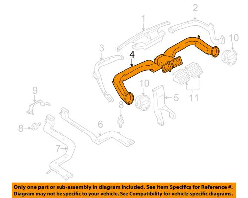 Suzuki oem 07-13 sx4 instrument panel-air distributor 7462054l30