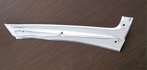 59 1959 1960 chevy chevrolet impala 2 door hardtop left inner rear glass trim