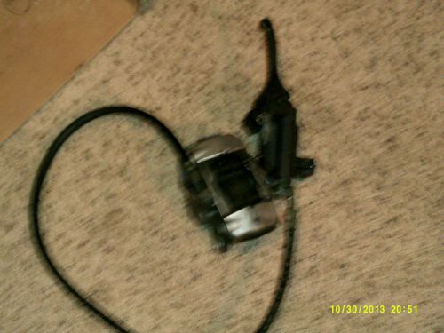 2007 skidoo mach z 1000 brake master cylinder and caliper