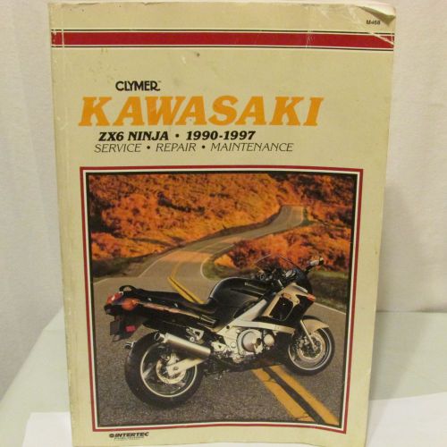 Clymer motorcycle service manual kawasaki zx6 ninja 1990-1997 service maintenanc