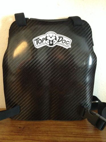 Top dog go kart carbon fiber chest protector size small