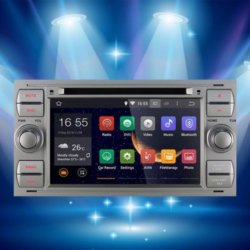 Android 4.4 car dvd gps player wifi for ford focus transit fusion fiesta galaxy