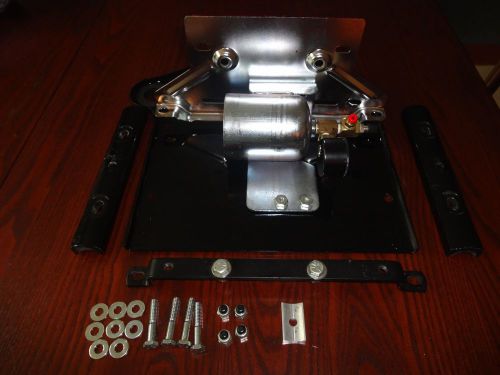 Harley davidson police tour pack plate &amp; licence plate bracket w/air reservoir