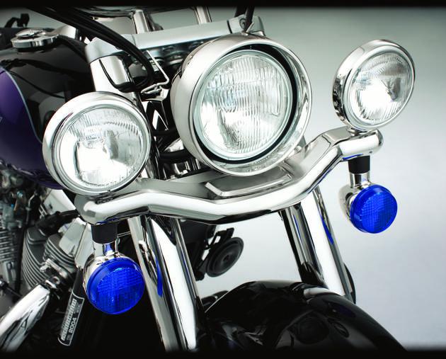 Show chrome contour lightbar kit fits honda vt750c2b shadow phantom 2007-2013