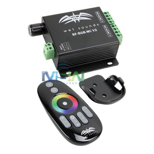 *new* wet sounds rf-rgb-mc-v2 rf controller w/ music activated lighting effects