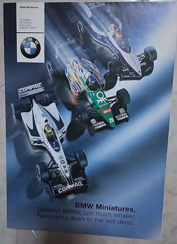 Bmw miniatures catalog brochure 2000  - original