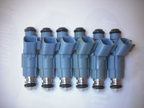 Set of six ( 6 ) flow matched 24 lb oem ford bosch fuel injectors # 0280155849