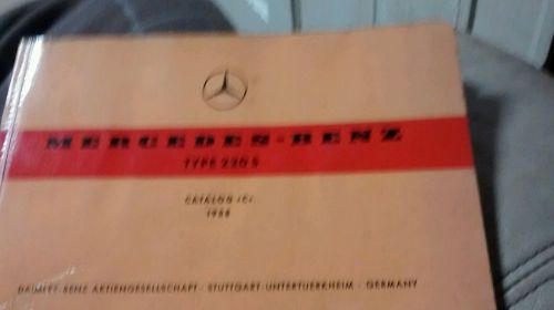 1958 mercedes benz type 220s catalog c