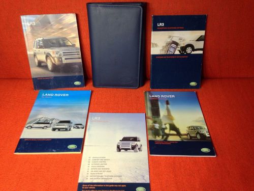 2008 land rover lr3 owners manual + navigation manual full set (buy oem)