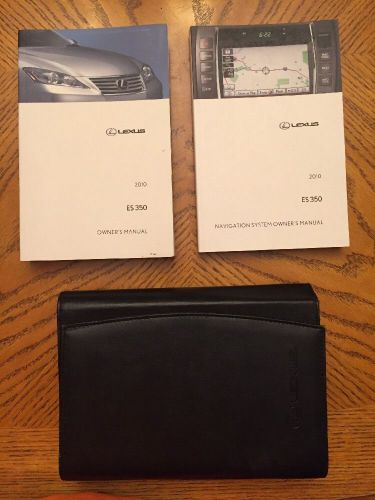 2010 lexus es350 owner&#039;s manual &amp; navigation owner&#039;s manual stock #011