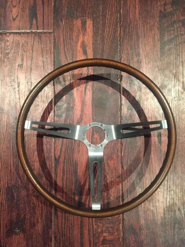 1964-66 corvette steering wheel simulated wood grain lovely original