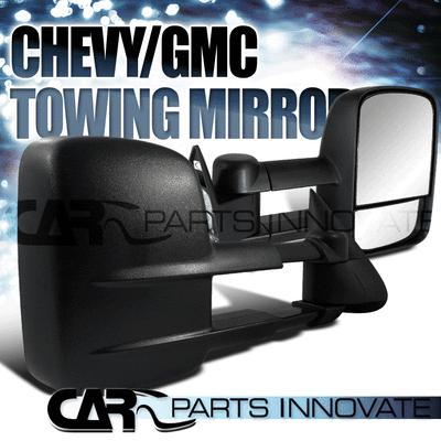 Chevy gmc c10 c/k tahoe yukon suburban telescoping towing side mirrors power