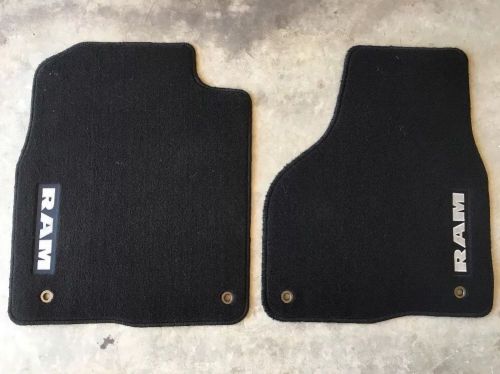 Floor mats embroidered with ram