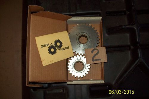 Winters quick change gears/nos/set 37