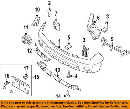 Nissan oem 62022ea640 bumper cover