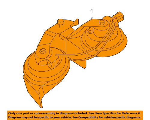 Ford oem-horn 2w7z13800ba