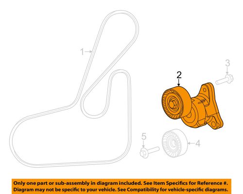 Chrysler oem-serpentine tensioner 4627158ab