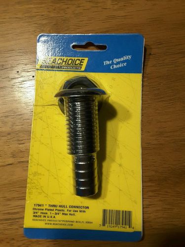 Z332 seachoice thru-hull connector for 3/4&#034; hose 17941