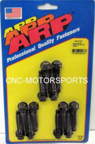 Arp intake manifold bolt kit 144-2101 chrysler 318 440 wedge uses 3/8 socket