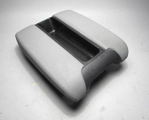 Bmw e39 5-series front center csonole armrest grey imitation leather 1997-2003