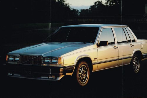 Big 1984 volvo 760 gle brochure / catalog with specifications, 760gle