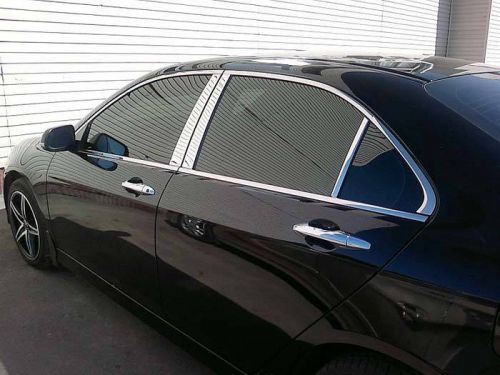 Chrome door pillars for honda civic sedan 06 07 08 09 10 11 mirror post trim