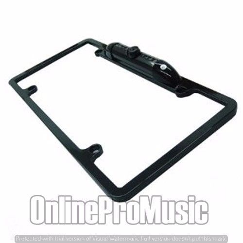 Absolute cam1500b universal licenseplate frame w/ builtin waterproof ir camera