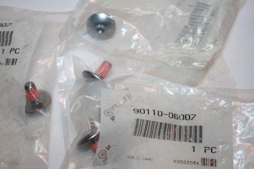 4 nos yamaha side cover fender socket bolts 90110-06007 kodiak grizzly wolverine