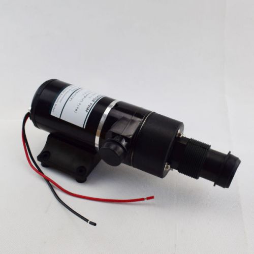 Hot black 12v 12gpm macerator sanitation waste water pump toilet rv marine 45lpm