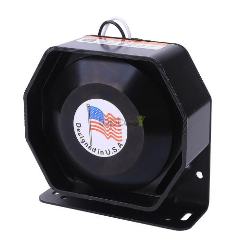 Dc 12v compact 200 watt high performance extra slim siren horn speaker pa system