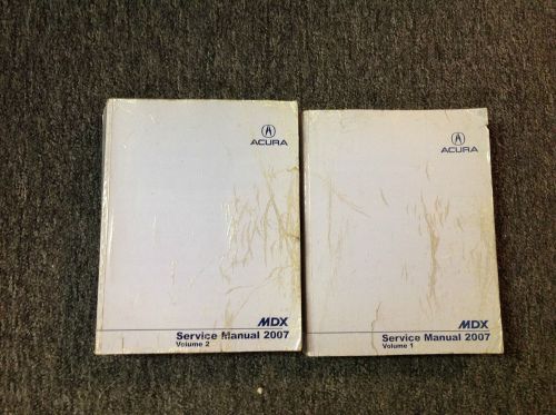 2007 acura mdx service repair shop workshop manual set factory oem book