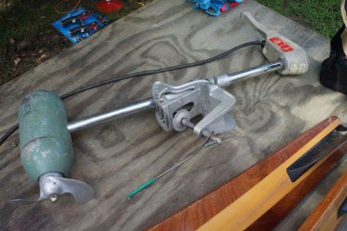 Vintage silvertrol electric trolling motor model s – 62 2 speed 6 or 12 volt