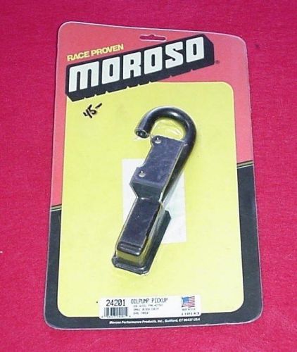 New moroso 24201 oil pump pickup sbc small block chevy 350 327 400 oval track