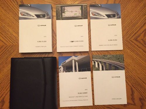 2012 lexus is350/is250 owner&#039;s manual stock #134