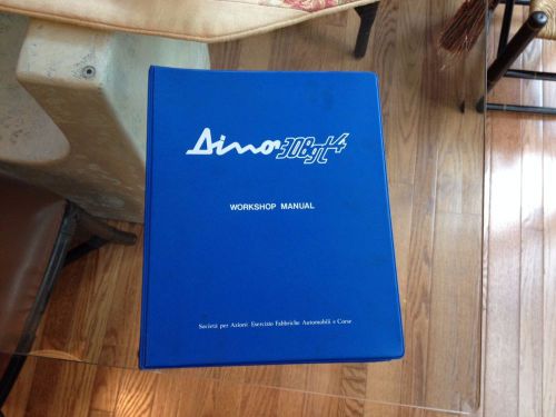 Ferrari 308 gts gt4 workshop manual blue gtb service book work shop