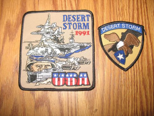 Desert storm vet us navy patches set 1991