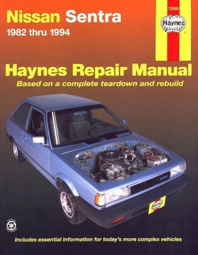Nissan sentra repair manual 1982-1994