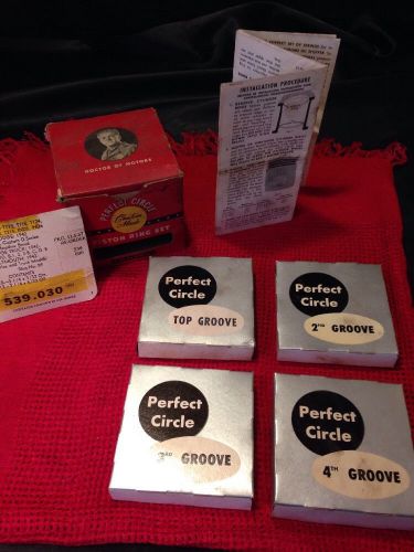 Perfect circle piston ring set chrysler, dodge, plymouth 1942 nos